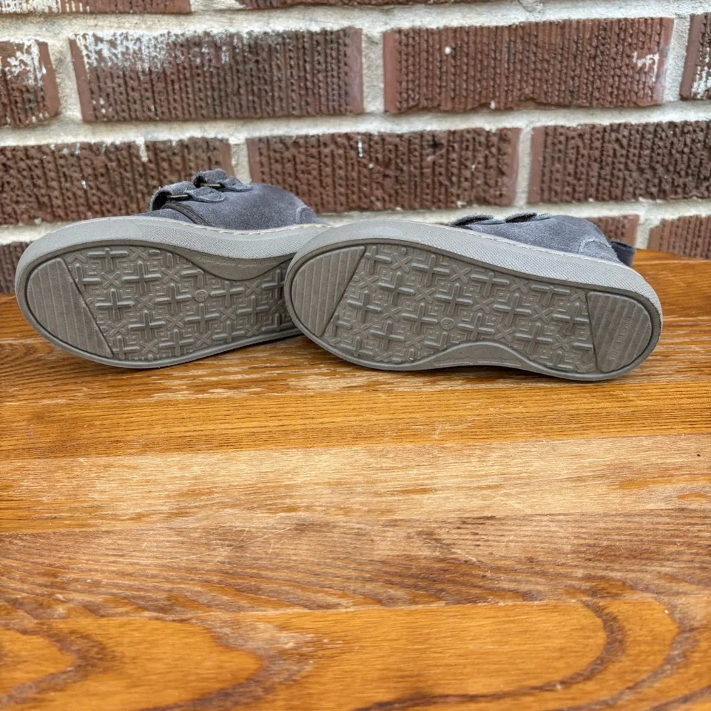 Cienta Sneaker Booties Kids 8 (25) Gray Leather Comfort Casual Shoes